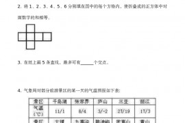 第一届小学“希望杯”全国数学邀请赛五年级第1试和答案