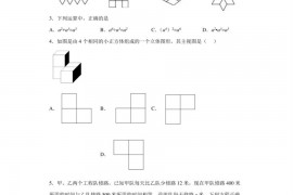 2021年广东省广州市三中明德实验学校中考三模拟数学试题