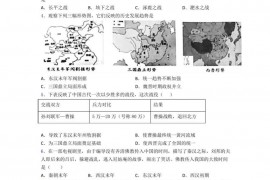 西安市铁一中学人教版七年级历史上册期末试卷及答案(1)