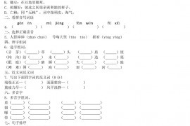 2020年湖南省怀化市小升初语文真题及答案