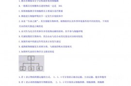 海南省海南中学、文昌中学2017届高三下学期联考生物试题