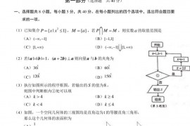 中国人民大学附属中学2018届高三考前热身练习数学（理）