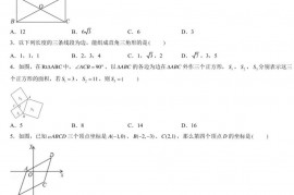 2022北京二中初二（下）期中数学