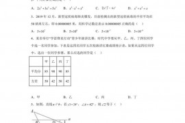 2023年宁夏回族自治区银川二中北塔分校中考一模数学试题