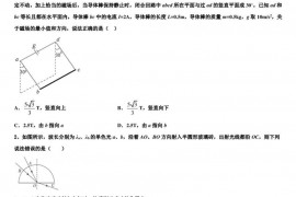 2022-2023学年山东省莱州一中高考物理试题考前冲刺打靶卷