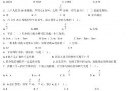 2020年上海世界外国语中学小升初数学真题及答案