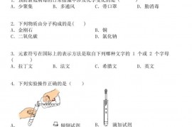 江苏省常州市天宁区常州市实验初级中学2020-2021学年九年级上学期期中化学试题