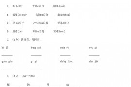 2021年四川宜宾小升初语文真题及答案C卷