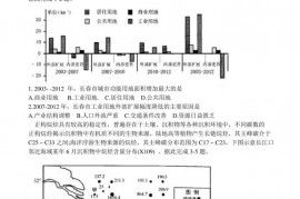 安徽合肥六中2020届高考冲刺最后一卷文综地理