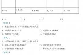 2021年四川省泸州市中考化学真题及答案