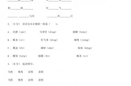 2020年四川广元小升初语文真题及答案I卷