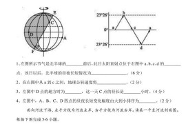 上海市市东实验学校2022-2023学年第一学期期末考试高二地理等级考试卷