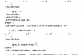 合肥市第一中学附属初中2019-2020学年数学期中考试模拟试卷含解析