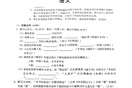 2023年广东省中考语文试题