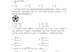 2020-2021成都市实验外国语学校七年级数学下期末试卷(及答案)