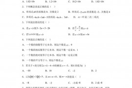 四川省绵阳市绵阳东辰国际学校2022-2023学年七年级上学期期中数学试题