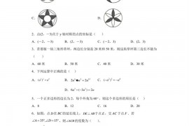 广东省广州市铁一中学2020-2021学年八年级上学期期中数学试题