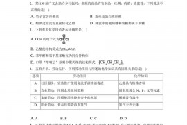 2022-2023学年广东省深圳市红岭中学高三（上）期中化学试卷