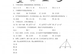 2022-2023学年广东省东莞市松山湖学校八年级（上）期中数学试卷