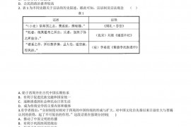 2019-2020学年山东省济南市章丘区第四中学高二下学期第二次教学质量检测历史试题