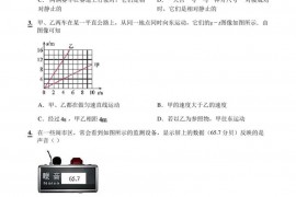 2022-2023学年山东省东营市东凯中学八年级上学期期中物理试题