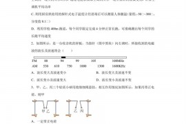 2022年广东省广州市广雅中学中考物理一模试题