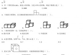 2020年上海民办协和双语学校小升初数学真题及答案