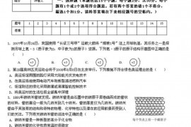 2008年全国初中化学竞赛(天原杯)复赛试卷及答案