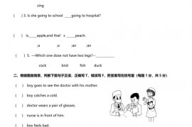 2015年广西大学附属中学小升初考试真题 英语+语文综合试卷