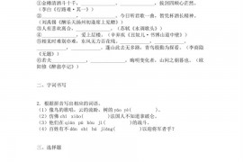 广东省华南师范大学中山附属中学2022-2023学年九年级上学期期中语文试题