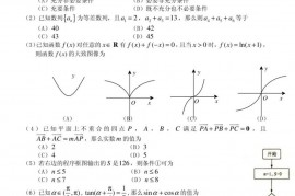 北京市中国人民大学附属中学2013届高考冲刺数学（理）试卷（三）