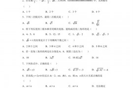 广东省深圳市福田区红岭中学（红岭教育集团）2021-2022学年八年级上学期期中数学试题