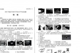 2023年山东省临沂市中考物理真题