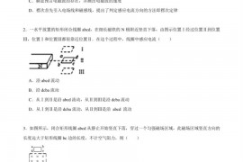 2021-2022学年广东省深圳市龙岗区龙城高级中学高二（下）期中物理试卷