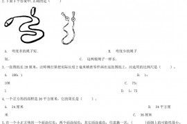 2019年贵州省贵阳市白云区小升初数学考试真题及答案