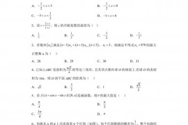 山东省东营市胜利第一中学2022-2023学年高三上学期期末数学试题