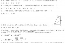 2022年部编人教版八年级数学下册期中试卷(完整)