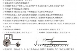 重庆市巴蜀中学高2021届（一上）期末考试物理试题