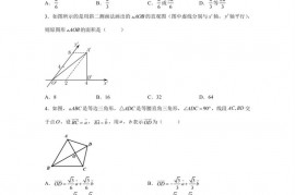 2021-2022泉州第五中学高一（下）期中考数学