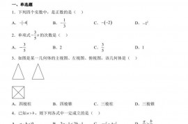 重庆市第八中学2022-2023学年九年级下学期适应考试数学试题