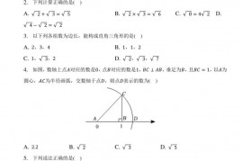 2022-2023学年天津实验中学滨海学校八年级（下）期中数学试卷