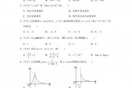 2018-2019学年辽宁省沈阳市东北育才中学高三（上）期中数学试卷（理科）