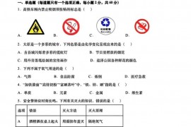 山西大学附中2022-2023学年第一学期初三期末考试卷（化学）