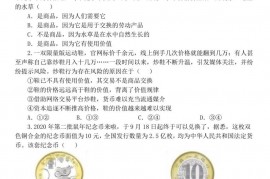 河南省实验中学2020-2021学年高一政治上学期期中试题