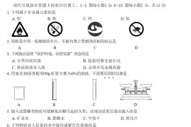 2021年江西景德镇市中考化学试题及答案