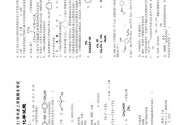 江西省高安中学2020—2021学年度上学期期末考试高二年级化学试题