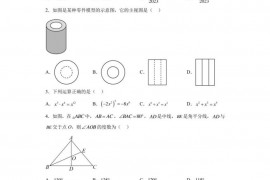 2023年陕西省西安市西工大附中中考九年级第三次模拟考试数学试卷