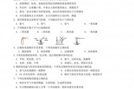 2021学年牡丹江市林口县九年级化学上学期期末质量测查卷