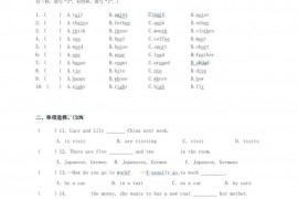 2014年育才实验学校小升初英语试题