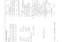 2010年泉州实验小学数学毕业考试卷